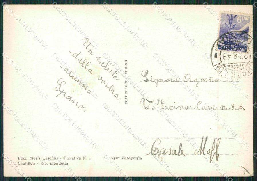 Aosta Chatillon Foto FG cartolina ZK6317 – retro