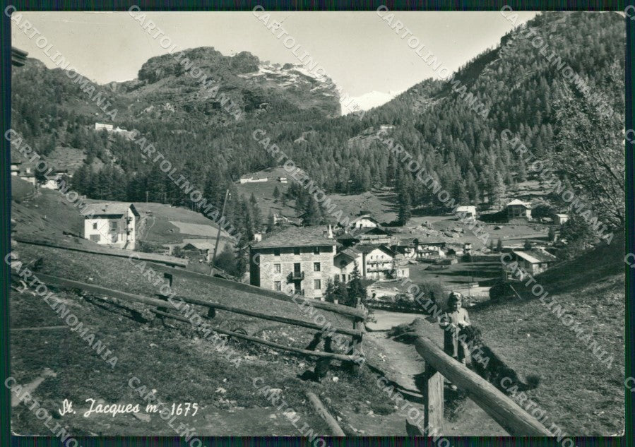Aosta Ayas Saint Jacques Foto FG cartolina ZK6323 – fronte