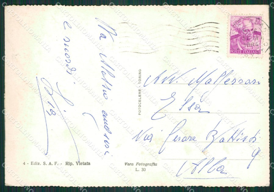 Savona Alassio Foto FG cartolina ZK6330 – retro