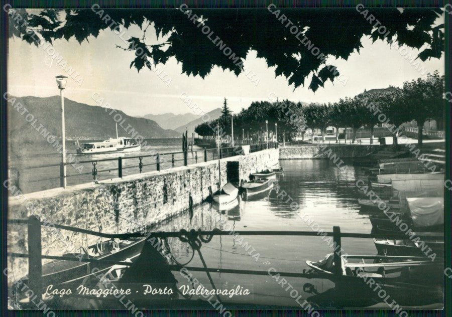 Varese Porto Valtravaglia Battello Foto FG cartolina ZK6333 – fronte