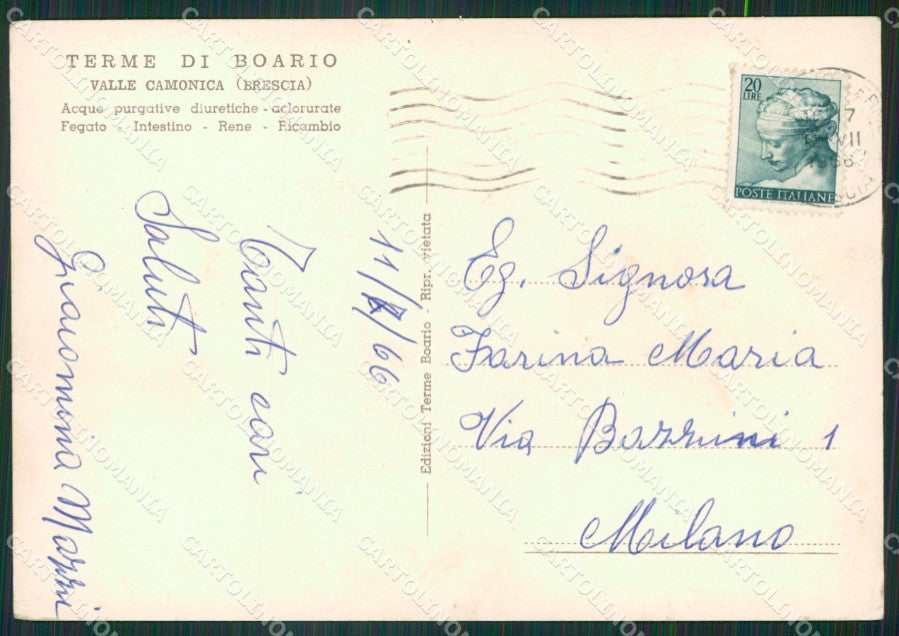 Brescia Darfo Boario Terme Foto FG cartolina ZK6337 – retro