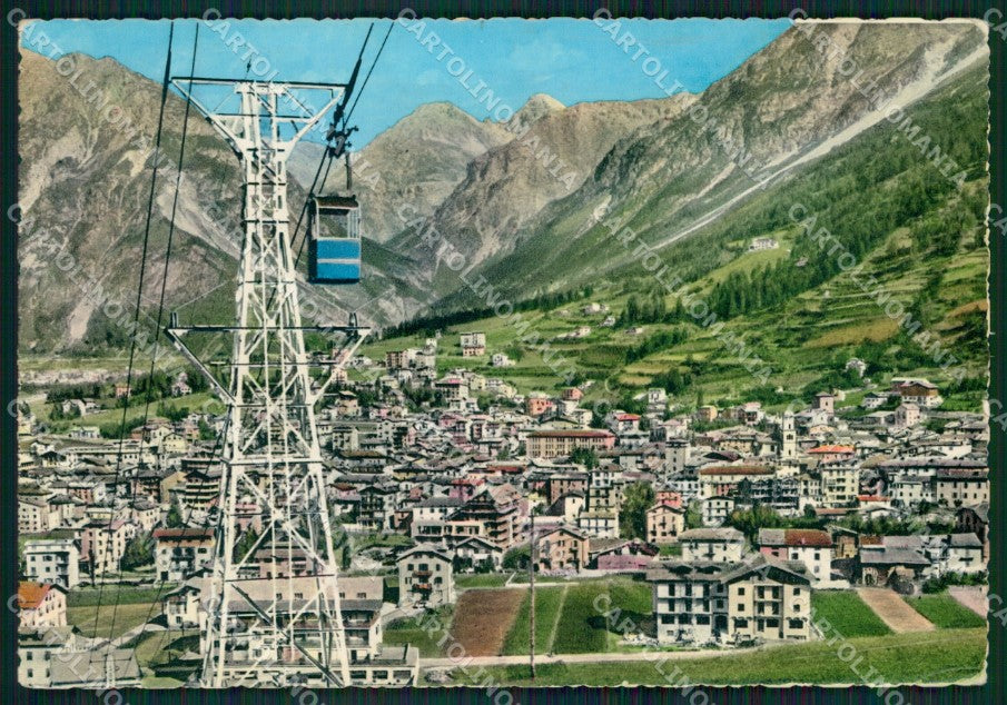 Sondrio Bormio Funivia PIEGHINE Foto FG cartolina ZK6339 – fronte