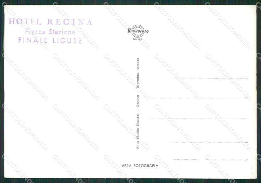 Savona Finale Ligure Foto FG cartolina ZK6341 – retro