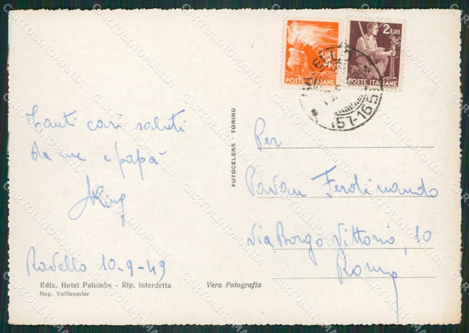 Salerno Ravello Foto FG cartolina ZK6344 – retro
