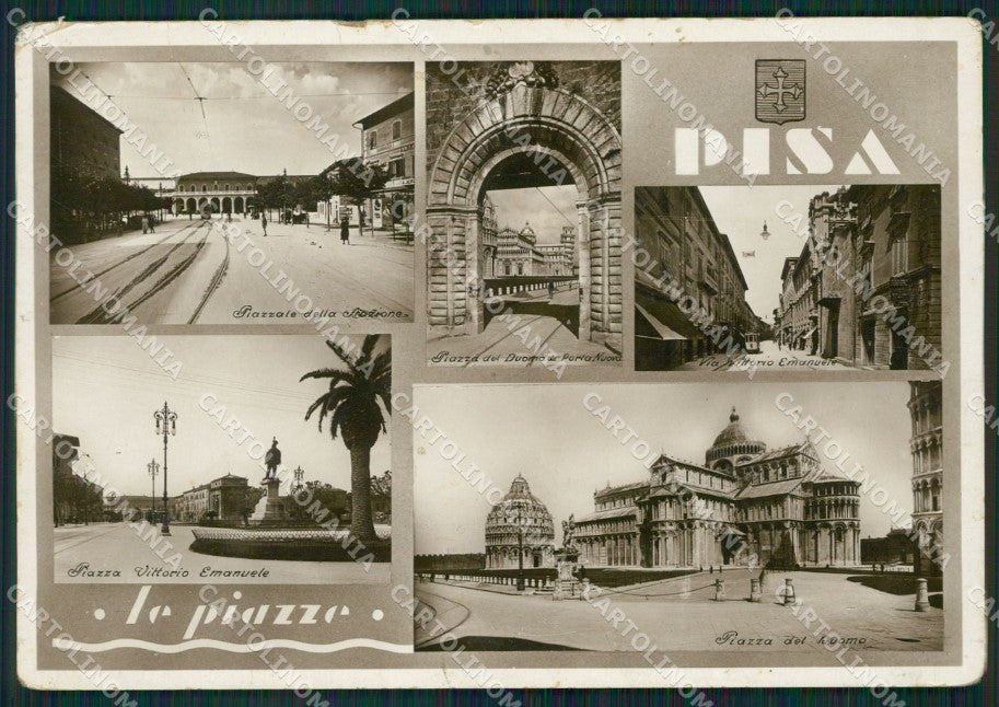 Pisa Città PIEGHINE Foto FG cartolina ZK6345 – fronte