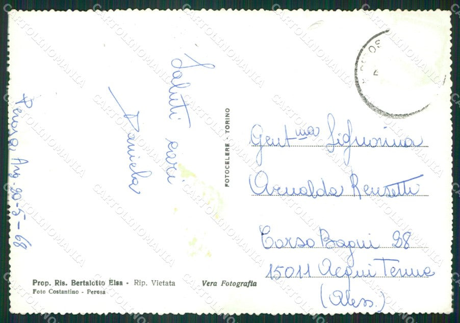 Torino Perosa Argentina Foto FG cartolina ZK6357 – retro