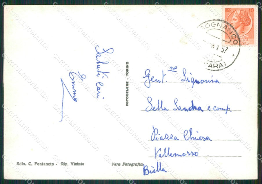 Verbania Bognanco Terme di Foto FG cartolina ZK6358 – retro