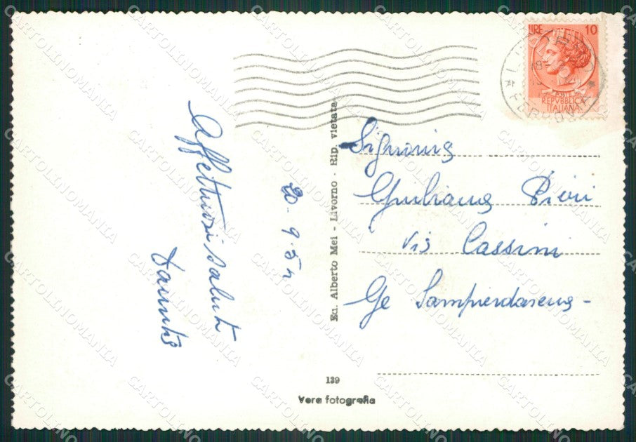 Livorno Città Foto FG cartolina ZK6360 – retro