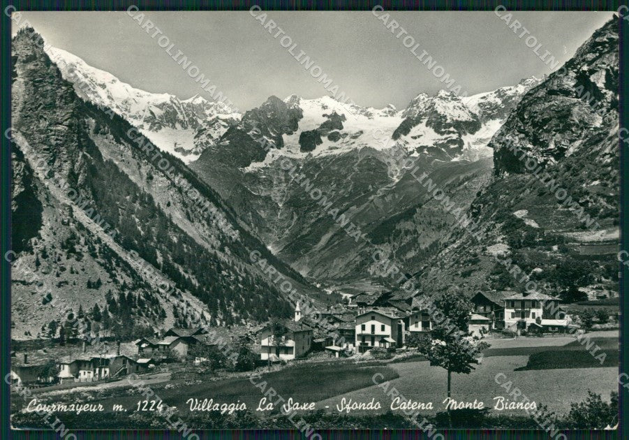 Aosta Courmayeur Foto FG cartolina ZK6362 – fronte