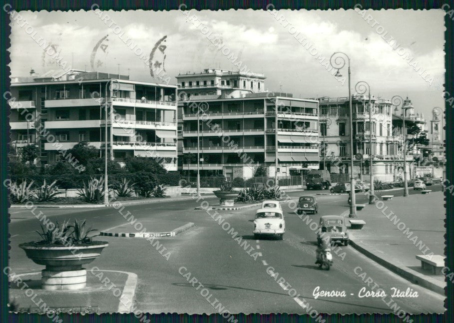 Genova Città Auto Foto FG cartolina ZK6373 – fronte