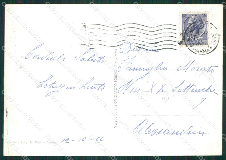 Parma Salsomaggiore Terme Foto FG cartolina ZK6385 – retro