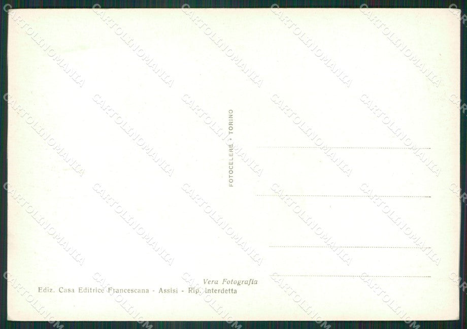Perugia Assisi Frati Foto FG cartolina ZK6406 – retro