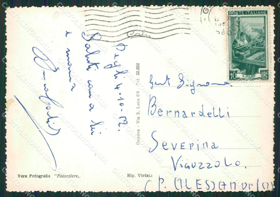 Genova Pegli Foto FG cartolina ZK6422 – retro