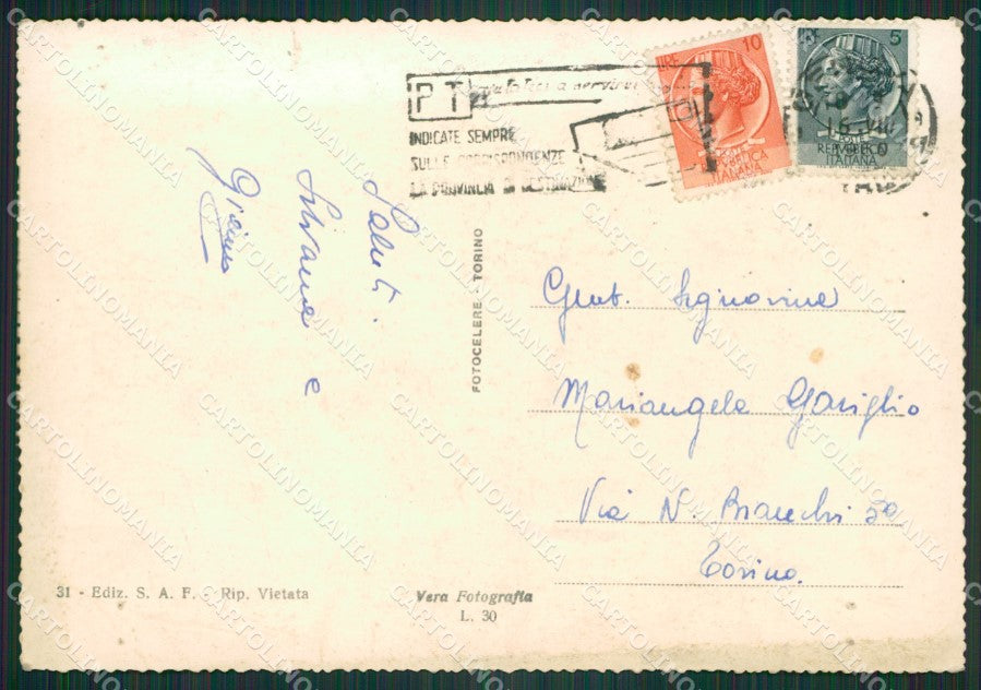 Genova Quinto PIEGHINE Foto FG cartolina ZK6423 – retro