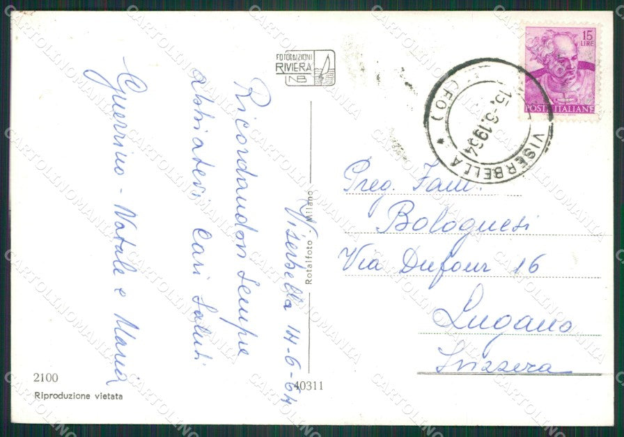 Rimini Viserbella Saluti da Foto FG cartolina ZK6431 – retro