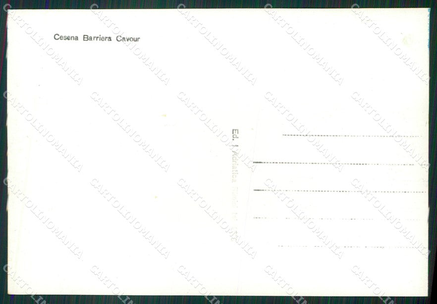 Forlì Cesena Barriera Cavour Foto FG cartolina ZK6437 – retro