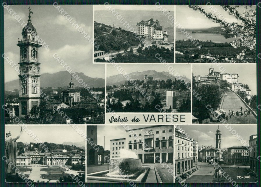 Varese Città Saluti da Foto FG cartolina ZK6442 – fronte