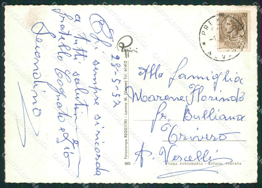 Varese Laveno Battello Foto FG cartolina ZK6447 – retro