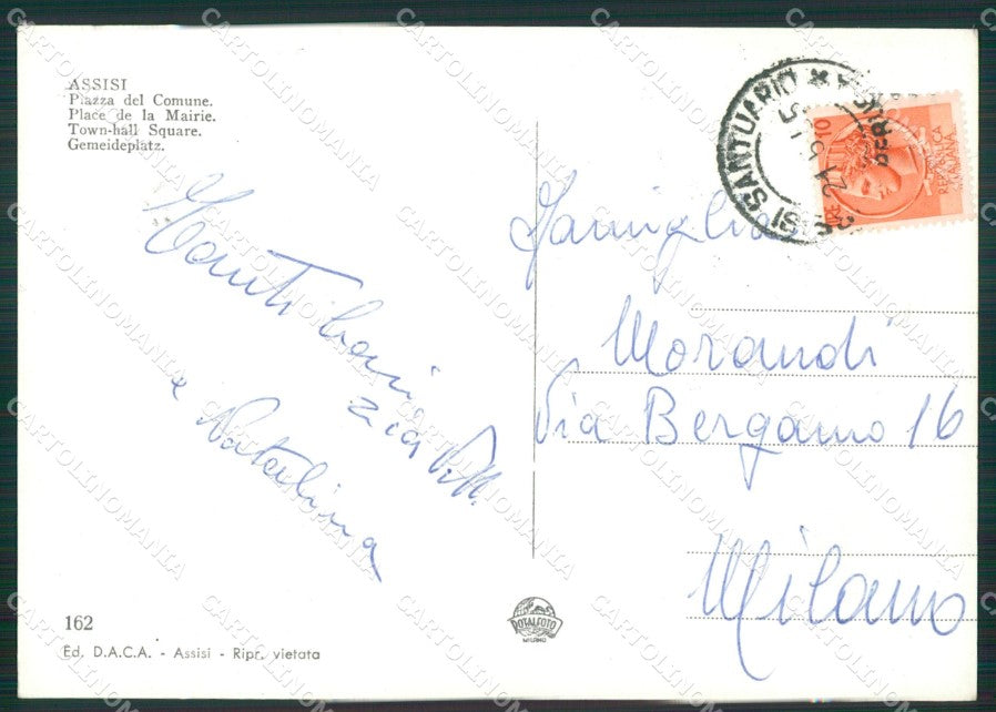 Perugia Assisi Auto Foto FG cartolina ZK6473 – retro