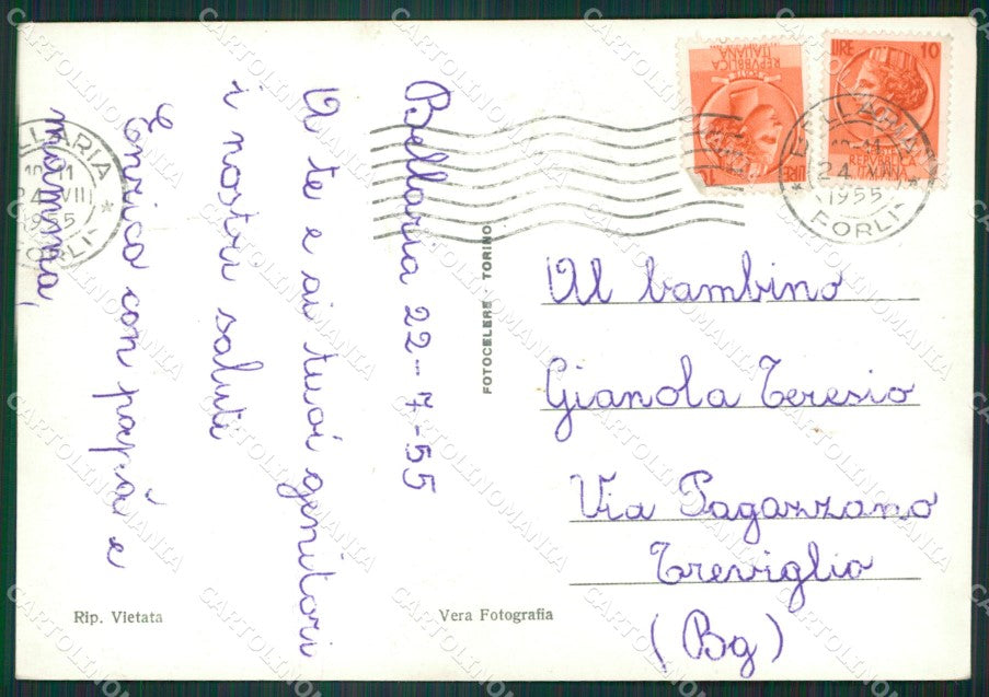 Rimini Bellaria Auto Foto FG cartolina ZK6485 – retro
