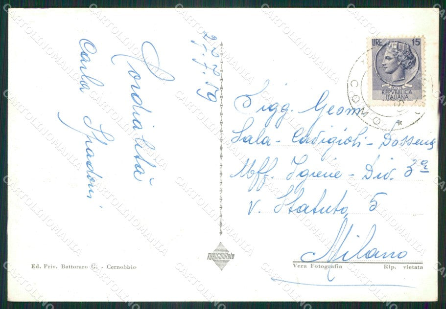 Como Cernobbio Foto FG cartolina ZK6497 – retro