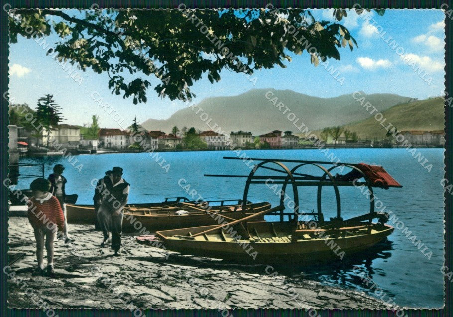 Varese Porto Ceresio BarcheFoto FG cartolina ZK6498 – fronte