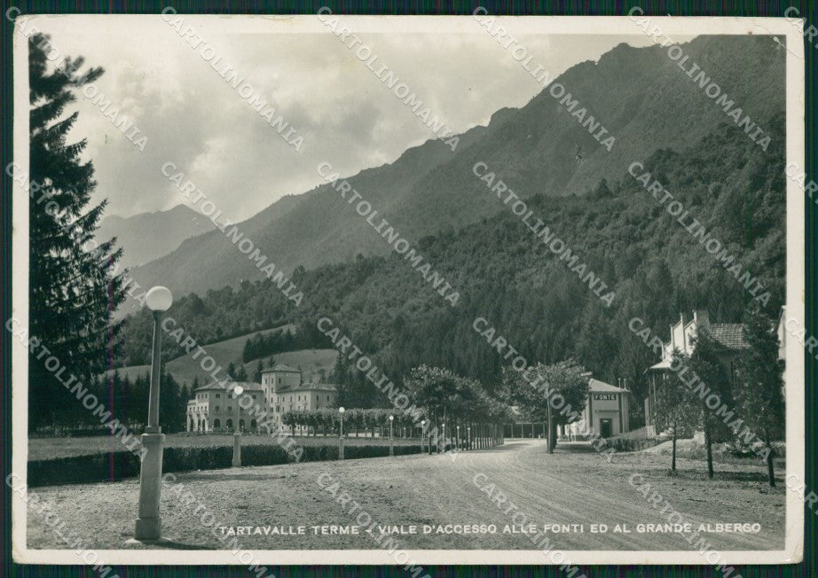 Lecco Taceno Tartavalle Terme PIEGA Foto FG cartolina ZK6502 – fronte