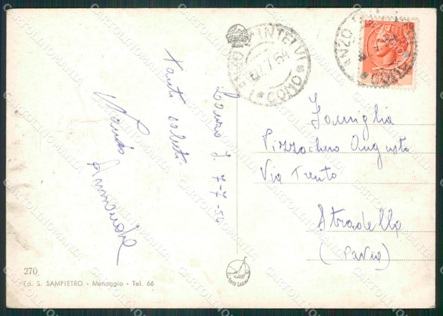 Como Lanzo D'Intelvi Foto FG cartolina ZK6503 – retro