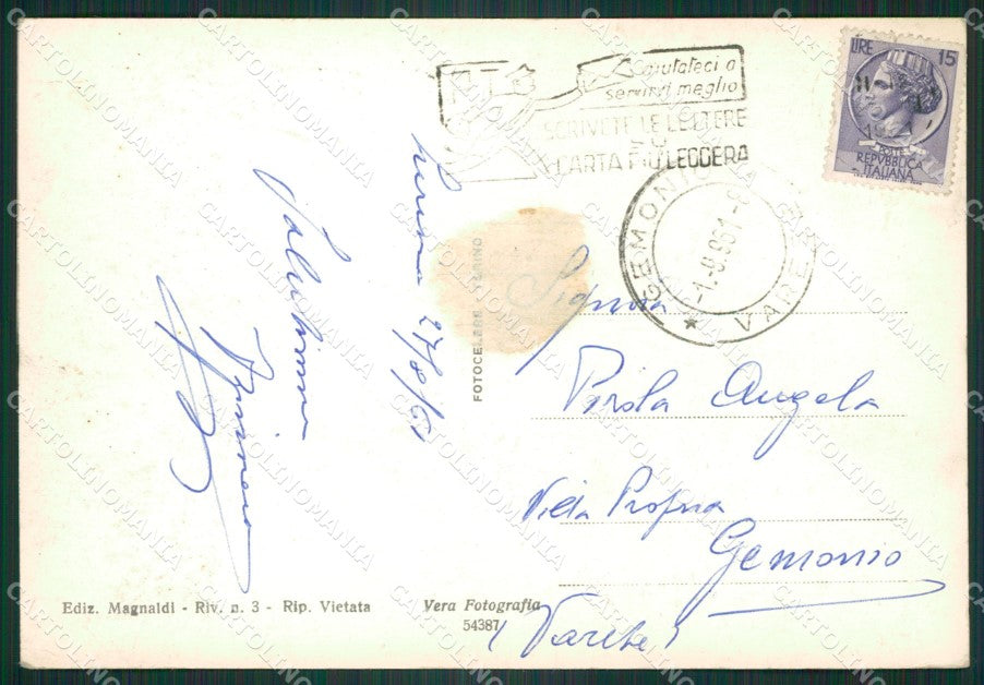 Cuneo Roccaforte Mondovì Lurisia COLLA Foto FG cartolina ZK6524 – retro