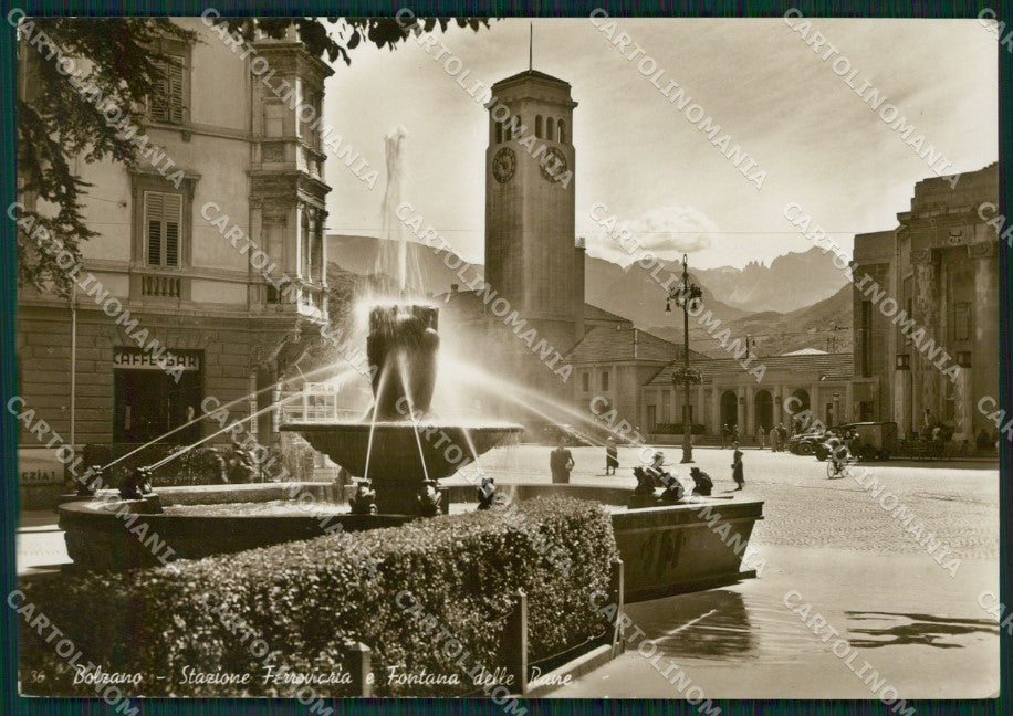 Bolzano Città Stazione PIEGA Foto FG cartolina ZK6534 – fronte