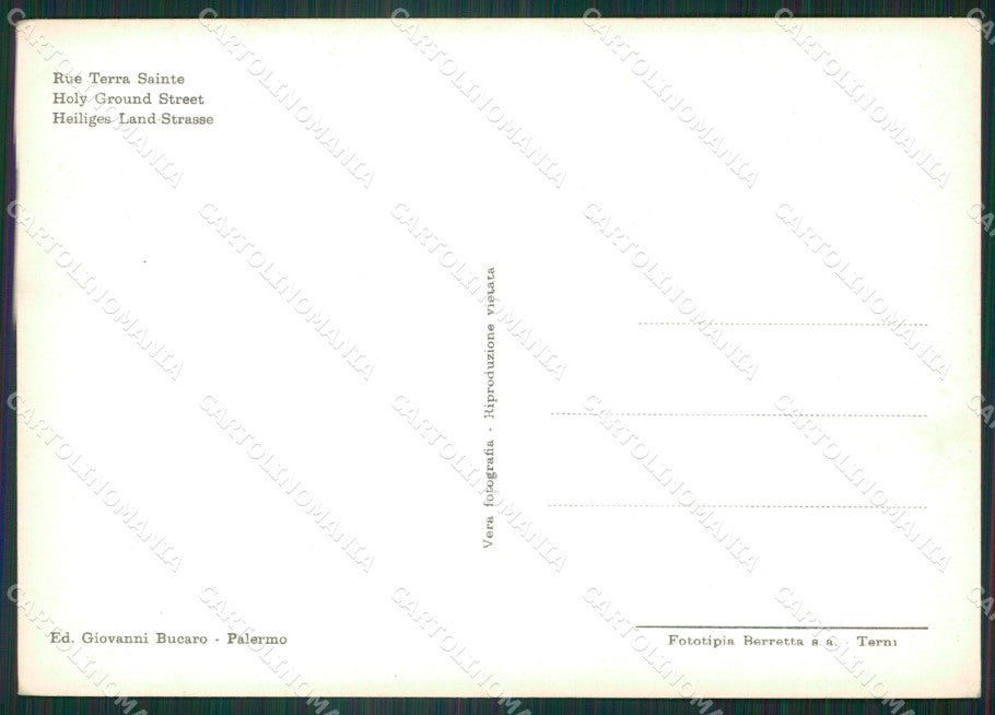 Palermo Città Auto Foto FG cartolina ZK6542 – retro