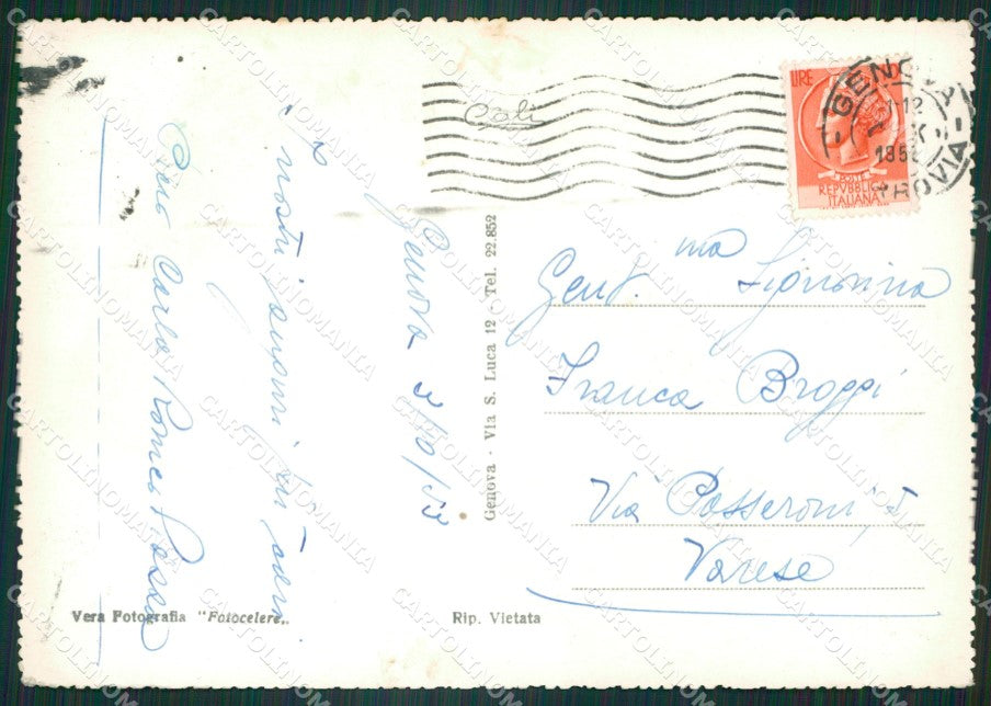 Genova San Giuliano Foto FG cartolina ZK6554 – retro