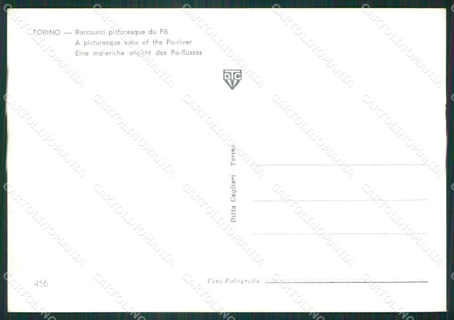 Torino Città Battello Foto FG cartolina ZK6559 – retro