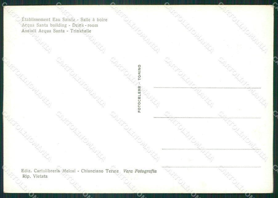 Siena Chianciano Terme Foto FG cartolina ZK6581 – retro
