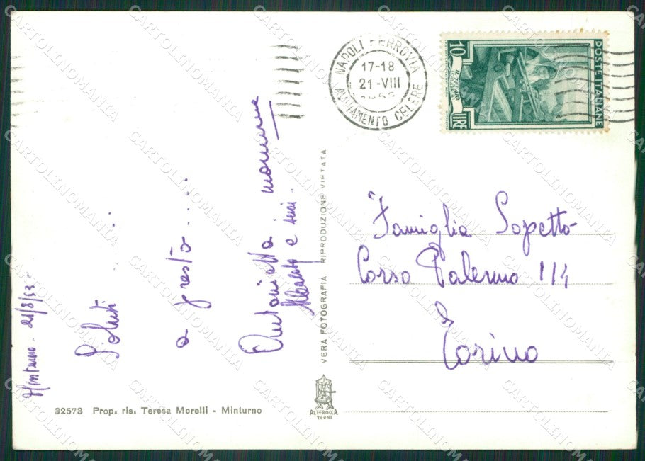 Latina Minturno Foto FG cartolina ZK6584 – retro