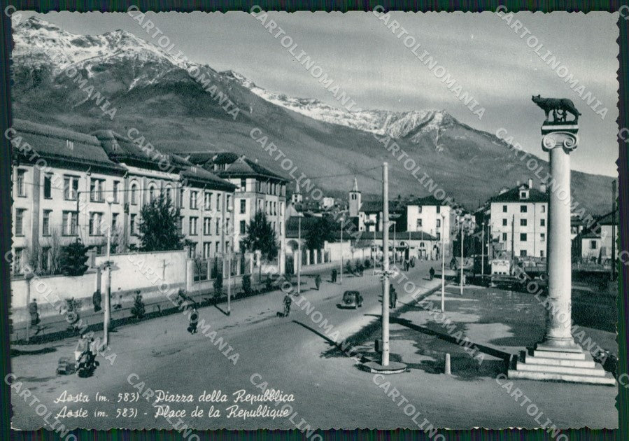 Aosta Città Foto FG cartolina ZK6587 – fronte