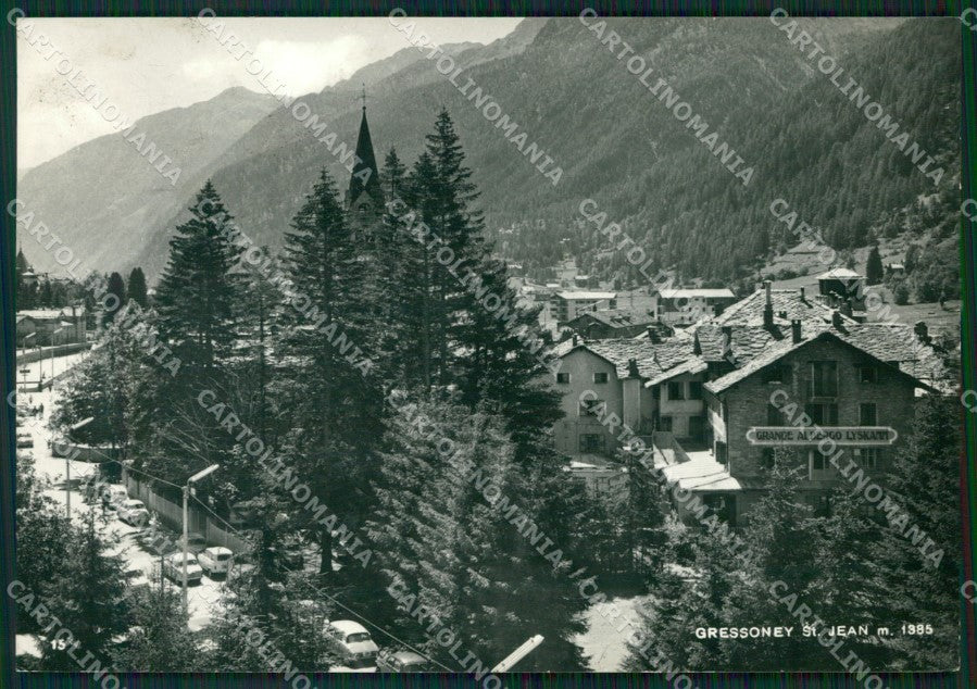 Aosta Gressoney Foto FG cartolina ZK6591 – fronte