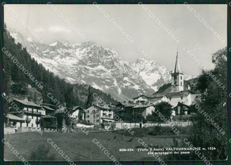 Aosta Valtournenche PIEGHINA Foto FG cartolina ZK6601 – fronte