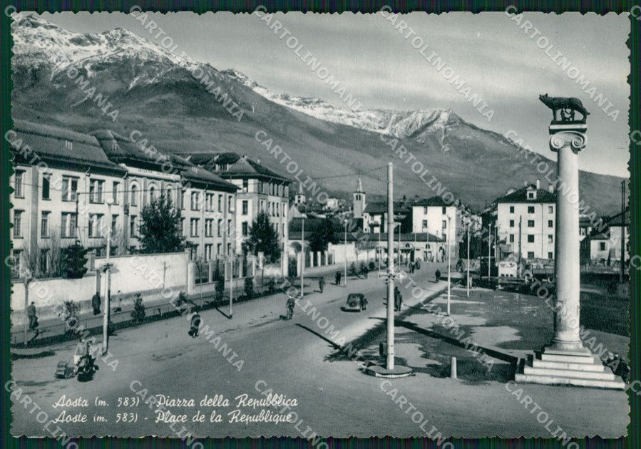 Aosta Città Foto FG cartolina ZK6606 – fronte
