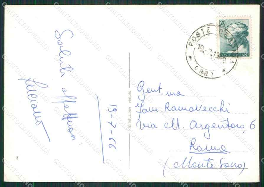 Parma Val di Taro Foto FG cartolina ZK6610 – retro