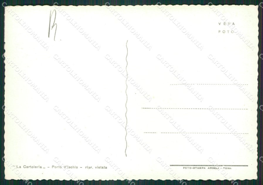 Napoli Ischia ABRASA Foto FG cartolina ZK6619 – retro