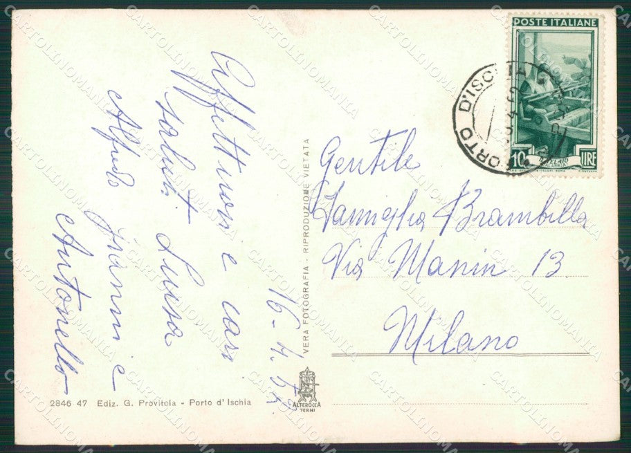 Napoli Ischia Foto FG cartolina ZK6623 – retro