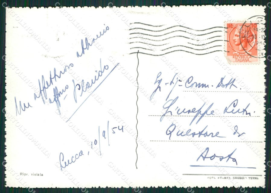 Lucca Città Foto FG cartolina ZK6655 – retro