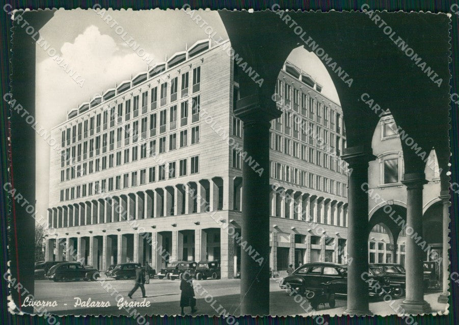 Livorno Città Auto PIEGHINA Foto FG cartolina ZK6656 – fronte