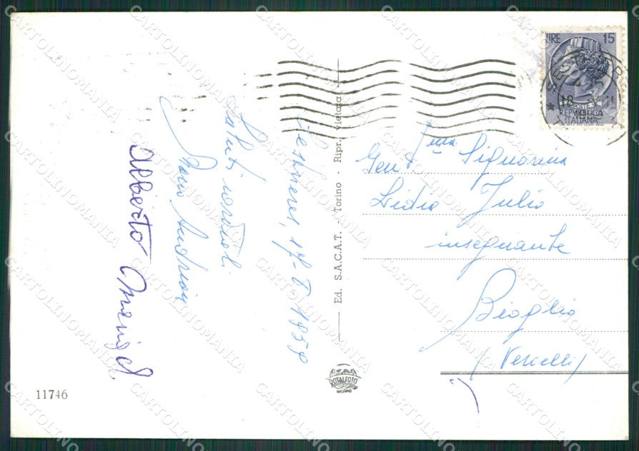 Torino Sestrieres Foto FG cartolina ZK6659 – retro