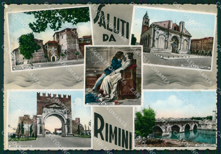 Rimini Saluti da Foto FG cartolina ZK6687 – fronte