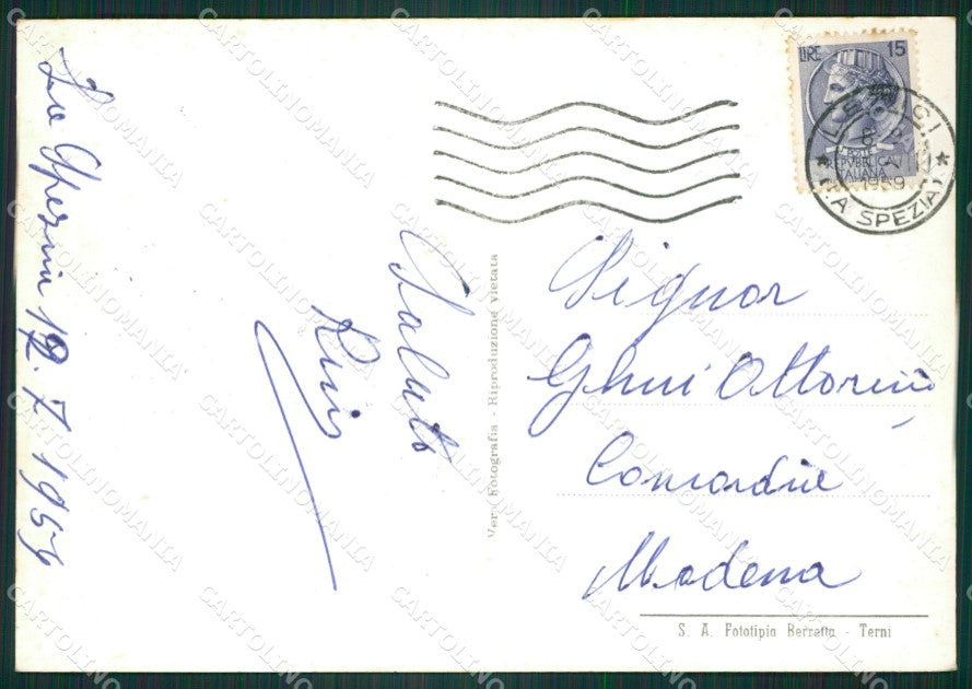 La Spezia Lerici LericiFoto FG cartolina ZK6689 – retro