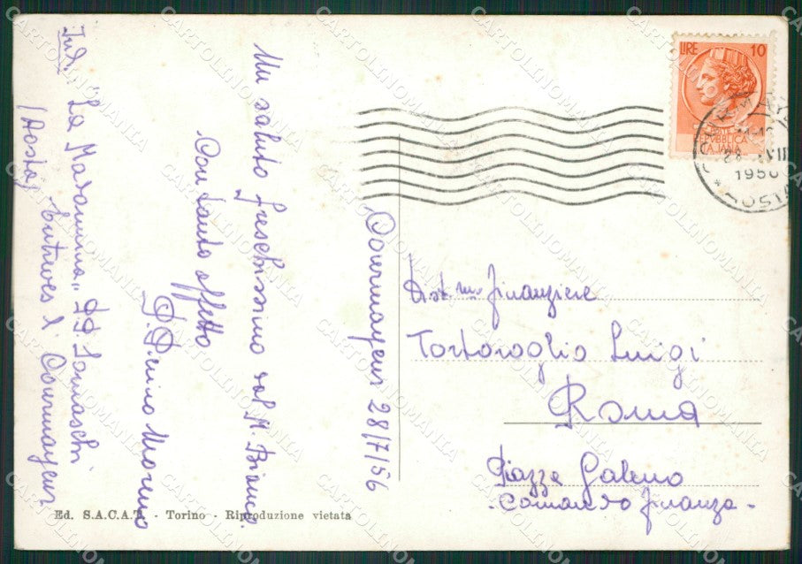 Aosta Courmayeur PIEGA Foto FG cartolina ZK6696 – retro
