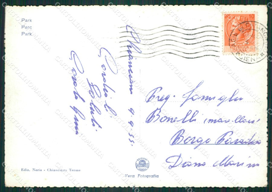 Siena Chianciano Terme Foto FG cartolina ZK6704 – retro