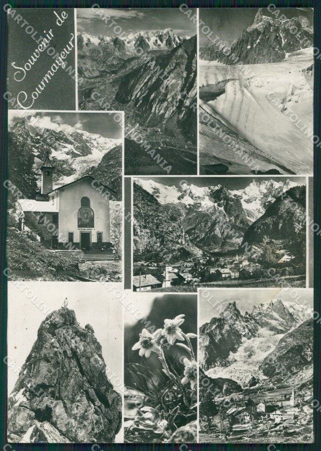Aosta Courmayeur PIEGHINA Foto FG cartolina ZK6711 – fronte